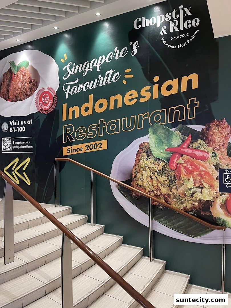 Chopstix  Rice  Indonesian Restaurant  Padang  Halal  Suntec City SG