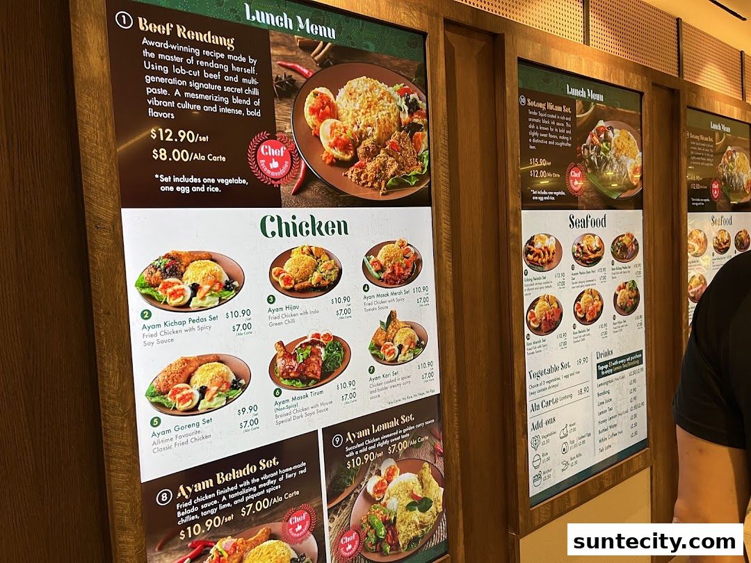 Chopstix  Rice  Indonesian Restaurant  Padang  Halal  Suntec City SG
