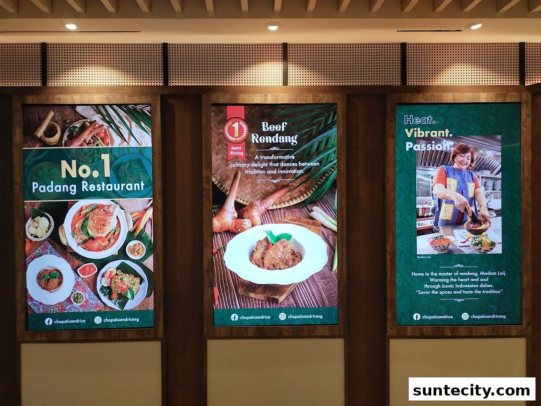 Chopstix  Rice  Indonesian Restaurant  Padang  Halal  Suntec City SG