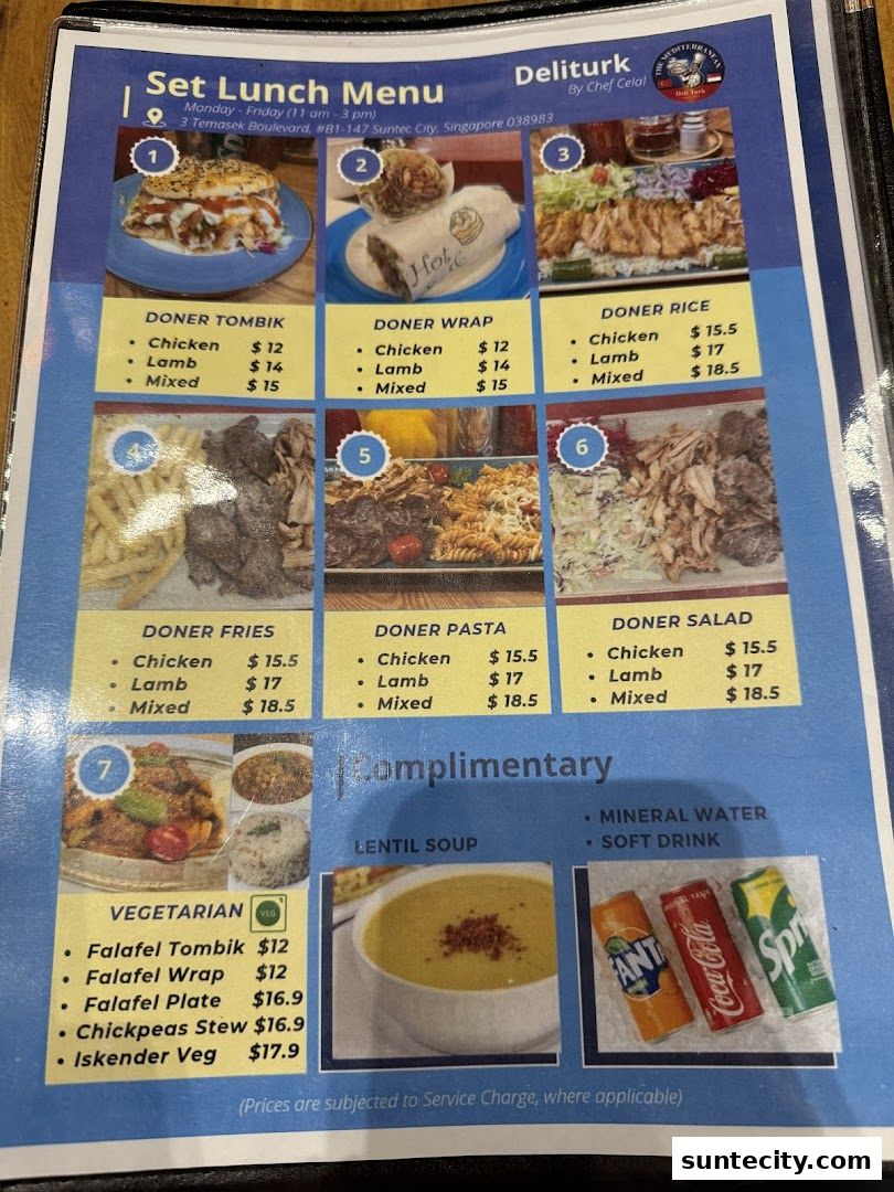 Deli Turk by Chef Celal at Suntec City Mall