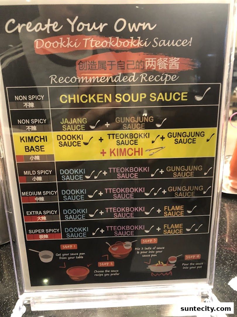 Menu page for Dookki