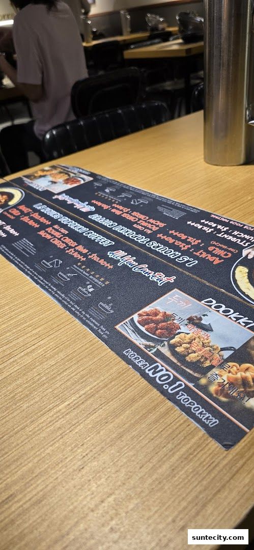 Menu page for Dookki