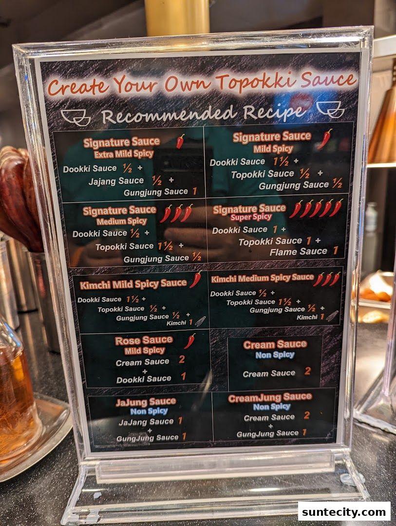 Menu page for Dookki