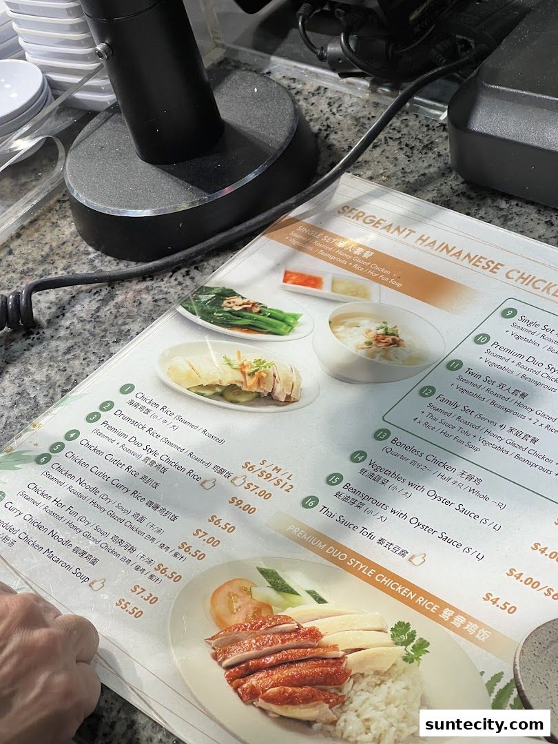 Menu page for Food Republic