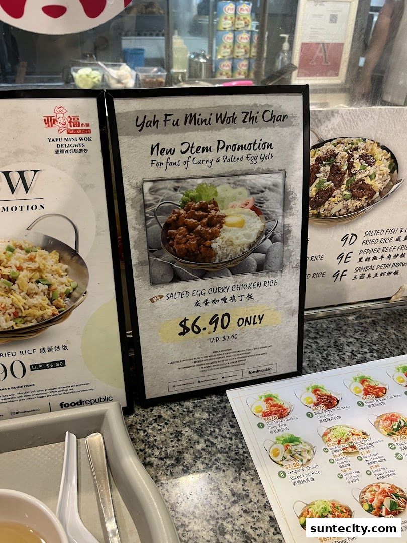 Menu page for Food Republic