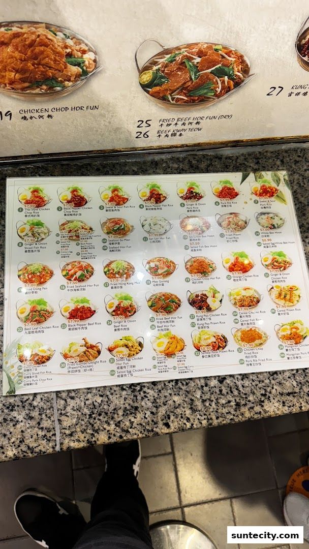 Menu page for Food Republic