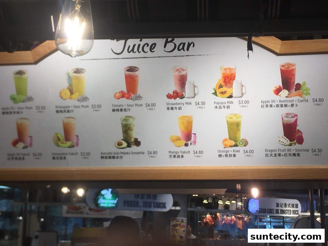 Menu page for Food Republic