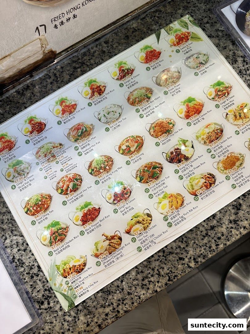 Menu page for Food Republic