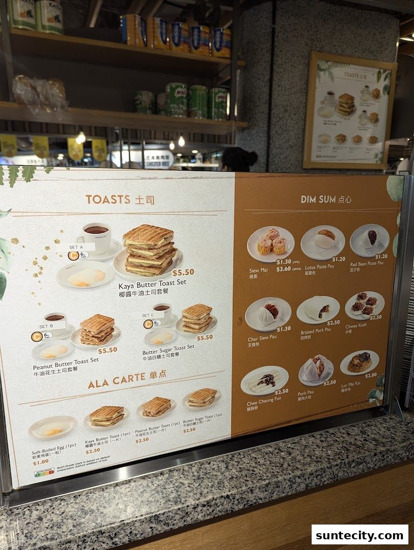 Menu page for Food Republic