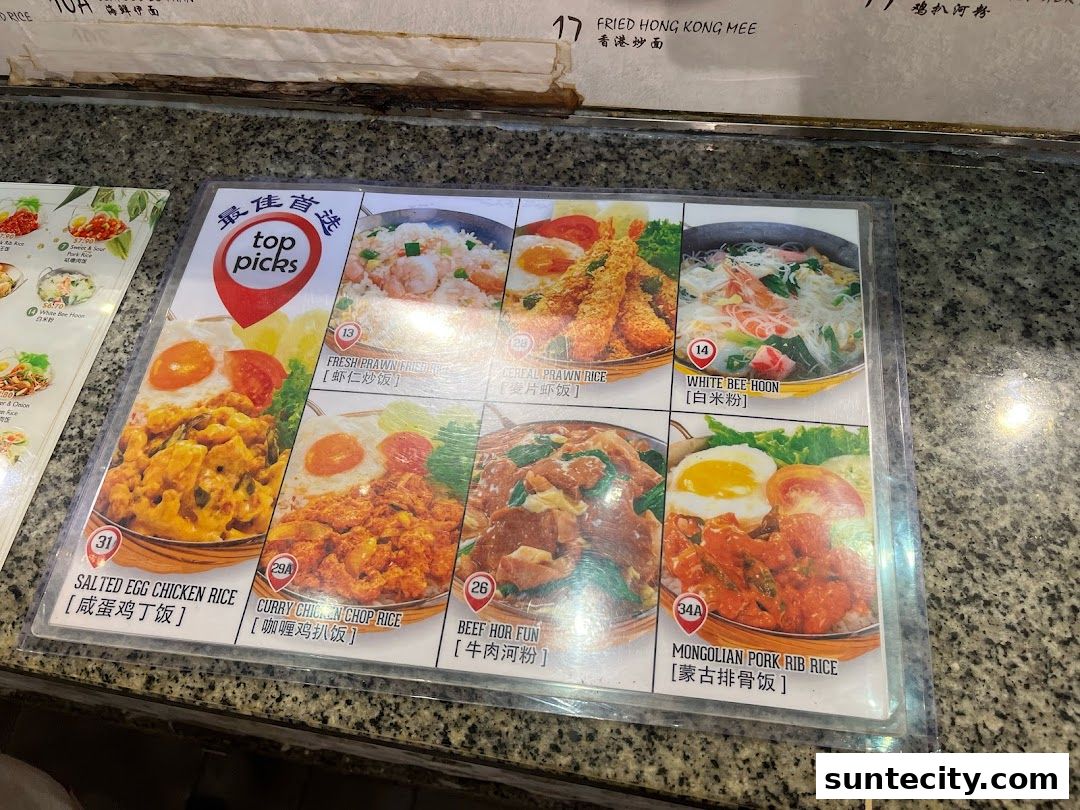 Menu page for Food Republic