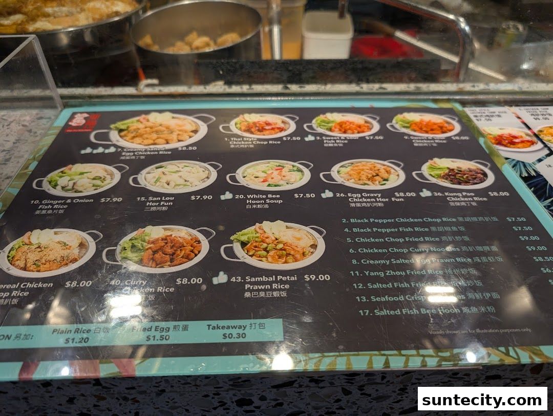 Menu page for Food Republic