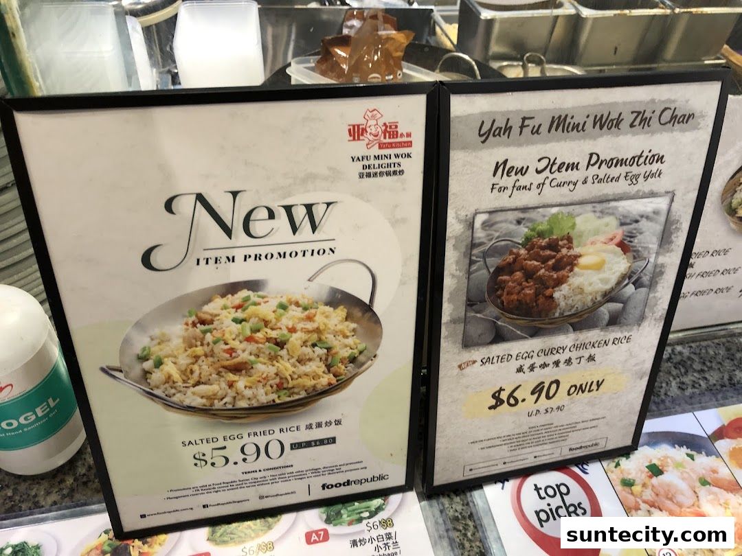 Menu page for Food Republic