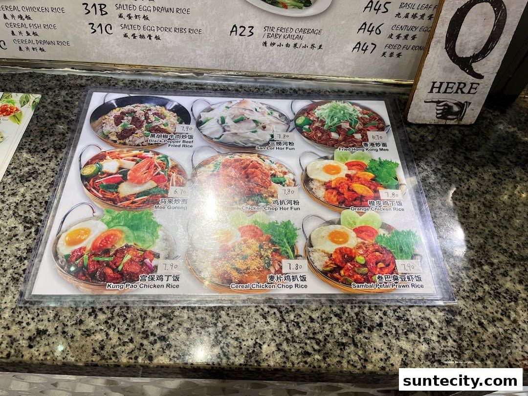 Menu page for Food Republic