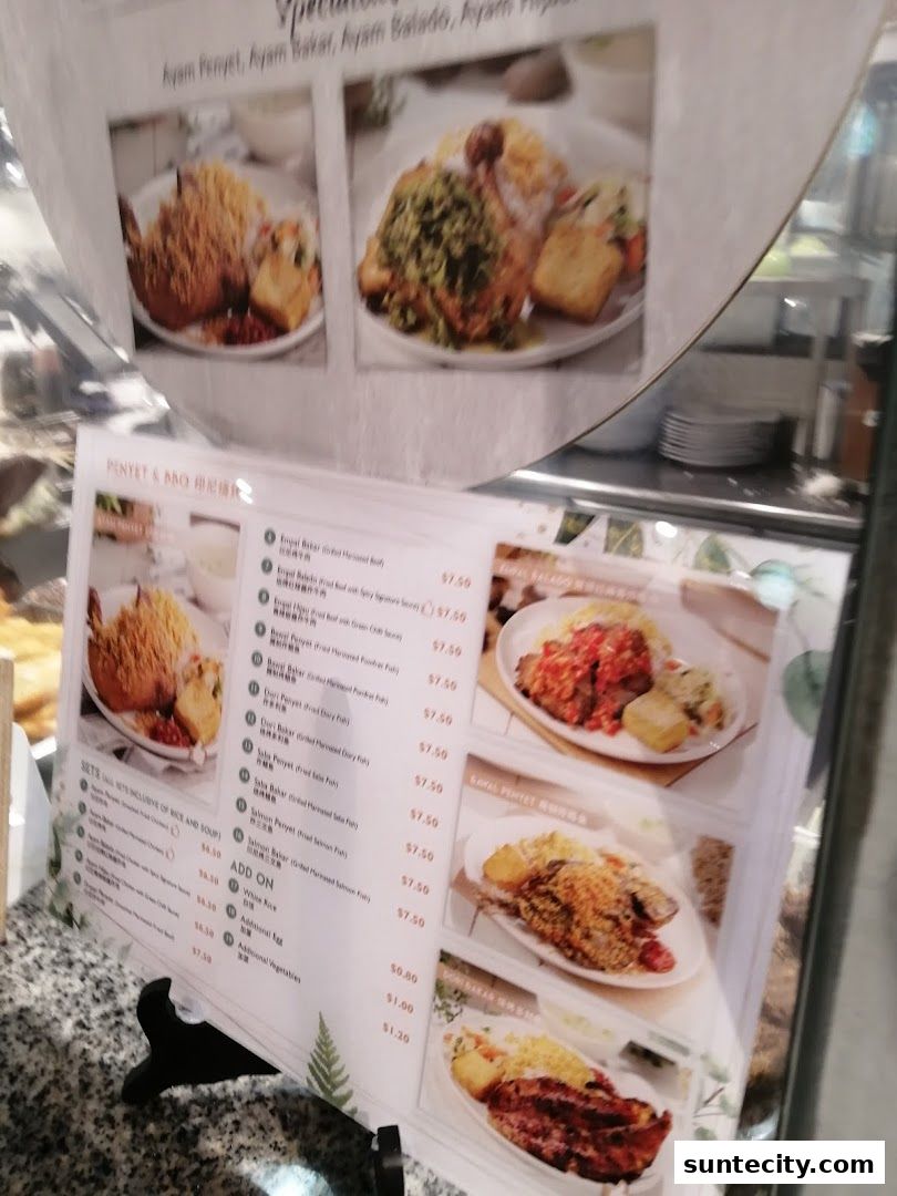 Menu page for Food Republic