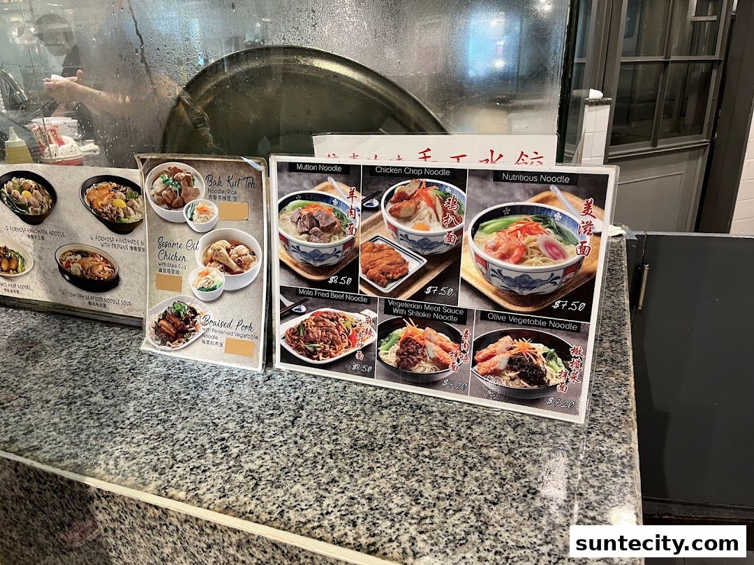 Menu page for Food Republic