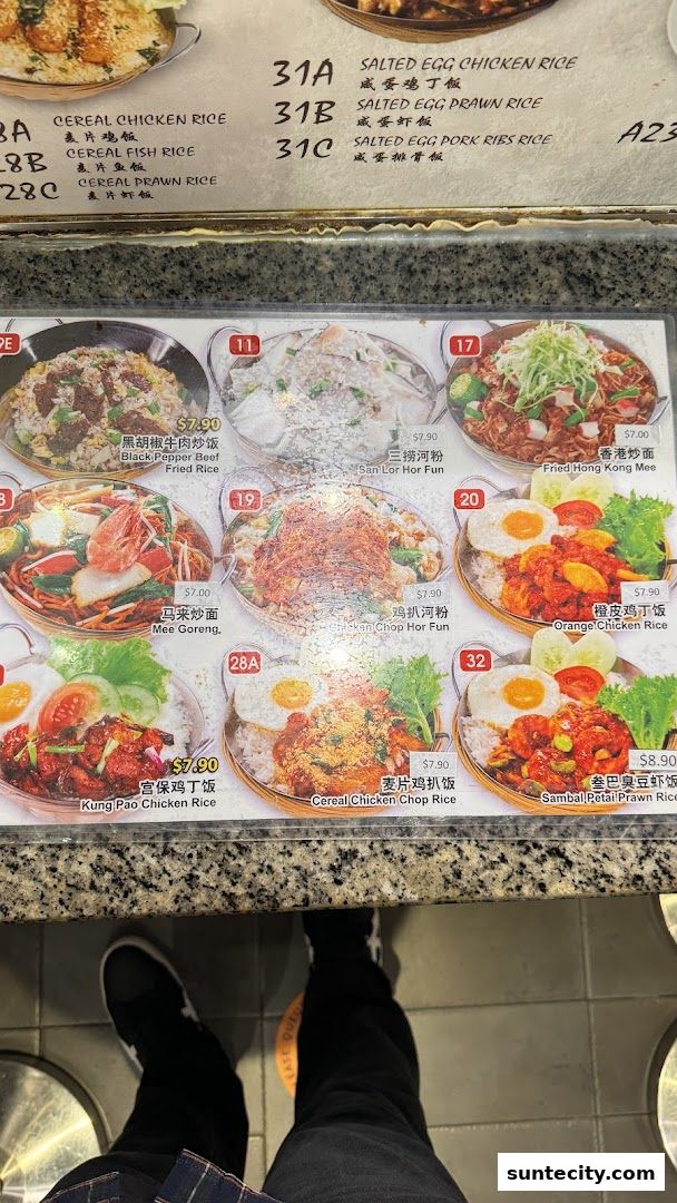 Menu page for Food Republic