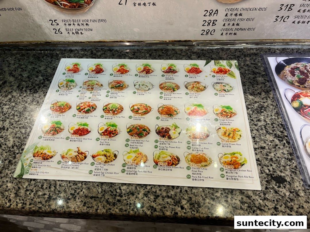 Menu page for Food Republic