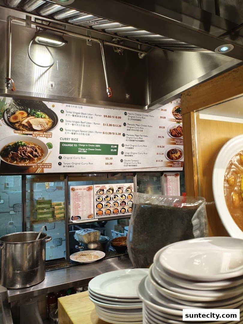 Menu page for Food Republic
