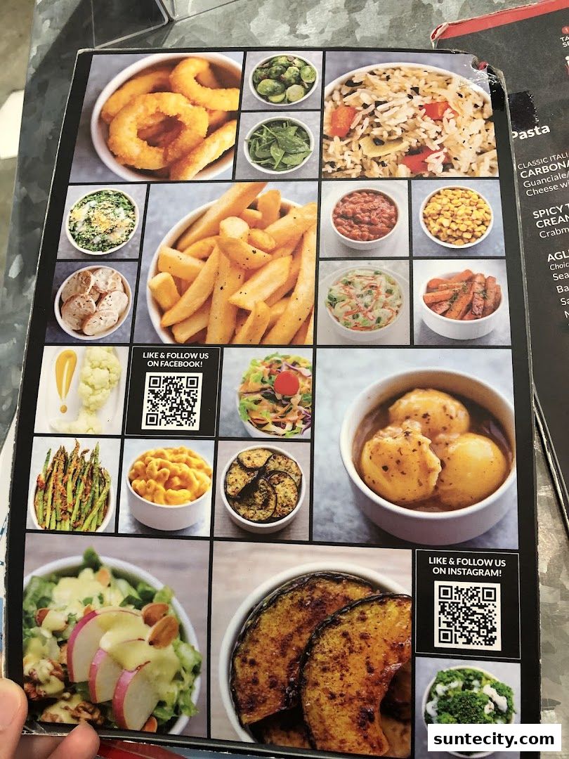 Menu page for iSTEAKS  Suntec City