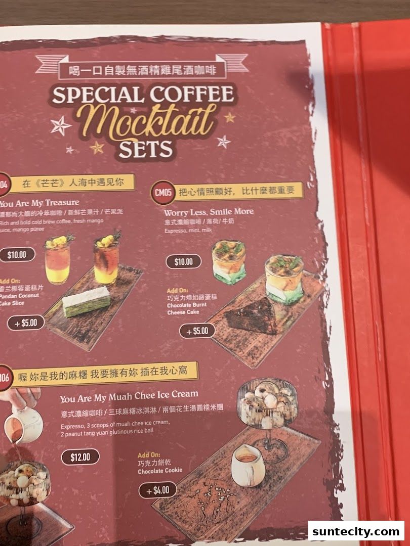 Menu page for Jyu Lae Bistro 聚樂