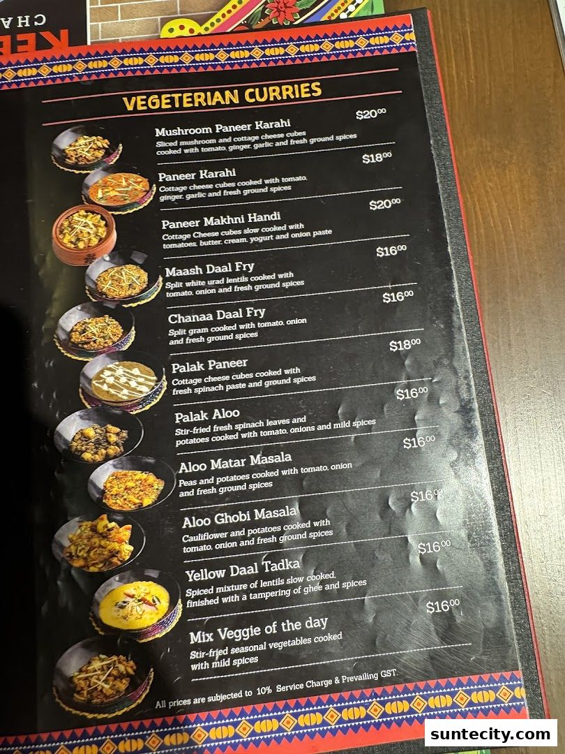 Menu page for Kebabchi Charcoal BBQ