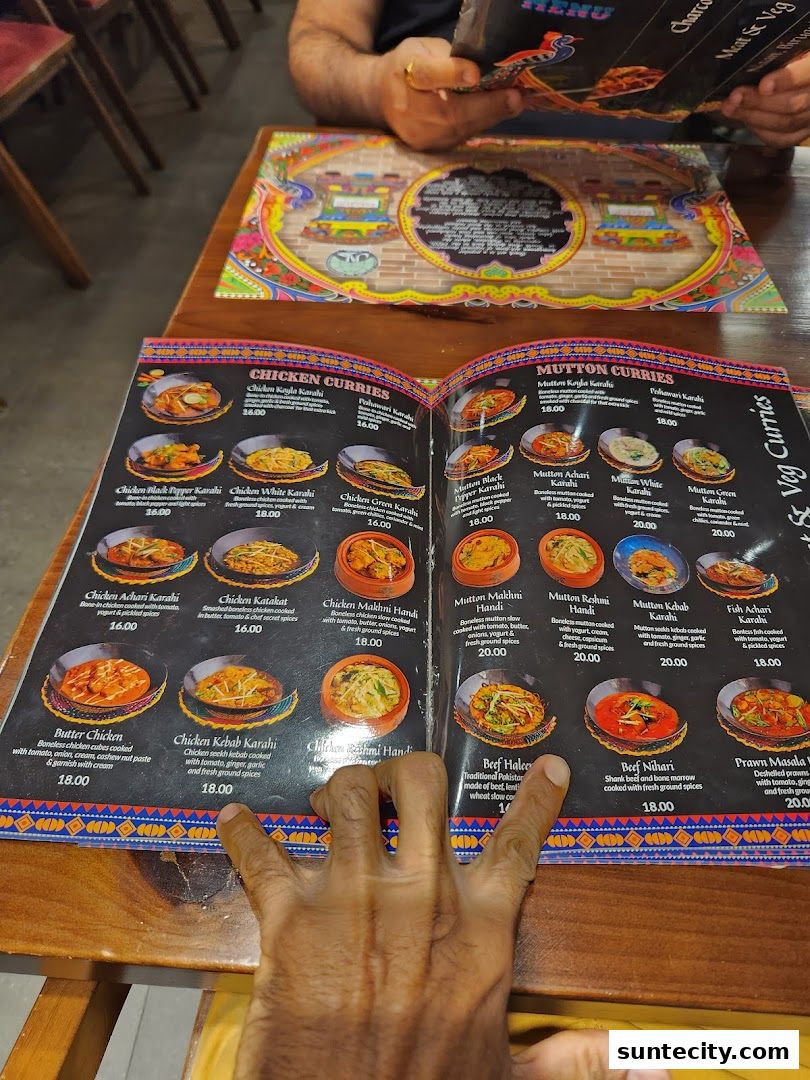 Menu page for Kebabchi Charcoal BBQ