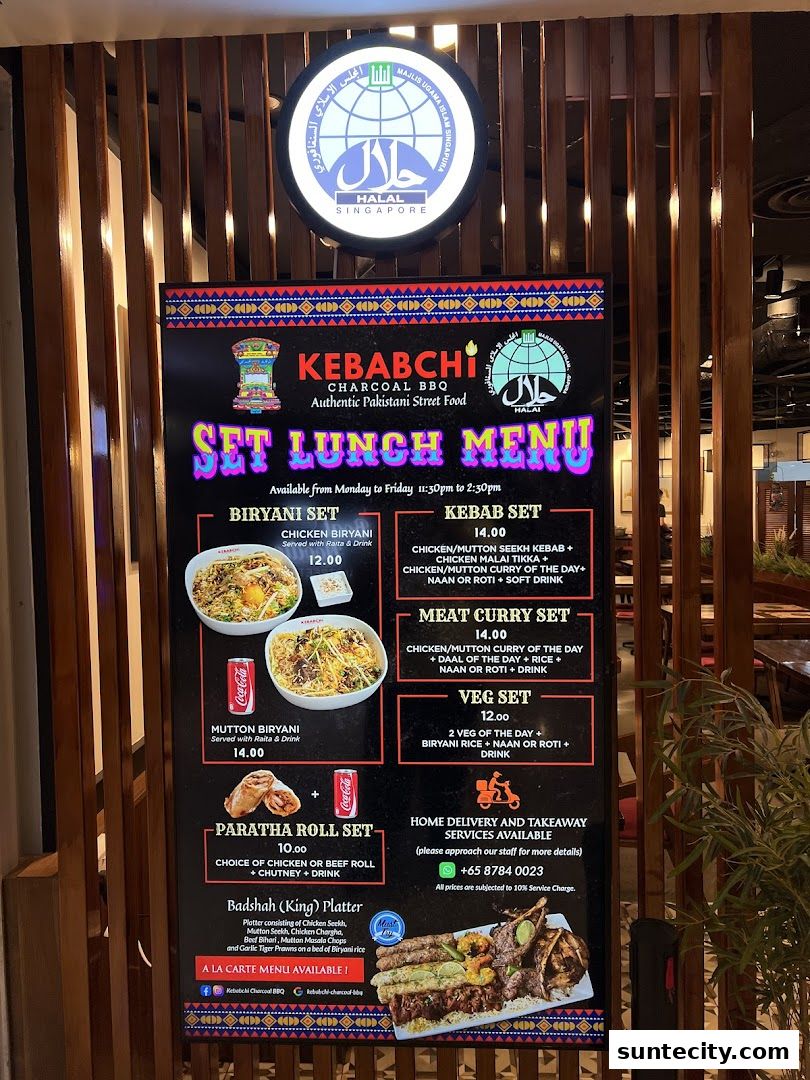 Menu page for Kebabchi Charcoal BBQ