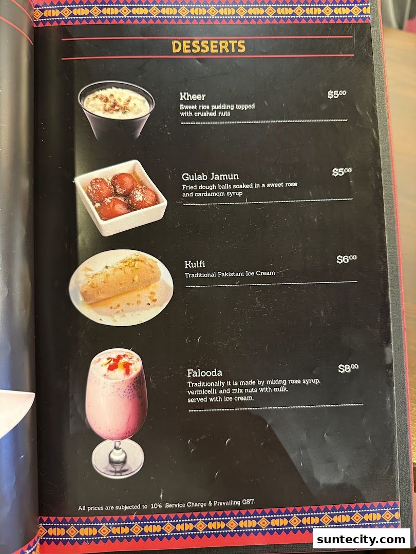 Menu page for Kebabchi Charcoal BBQ