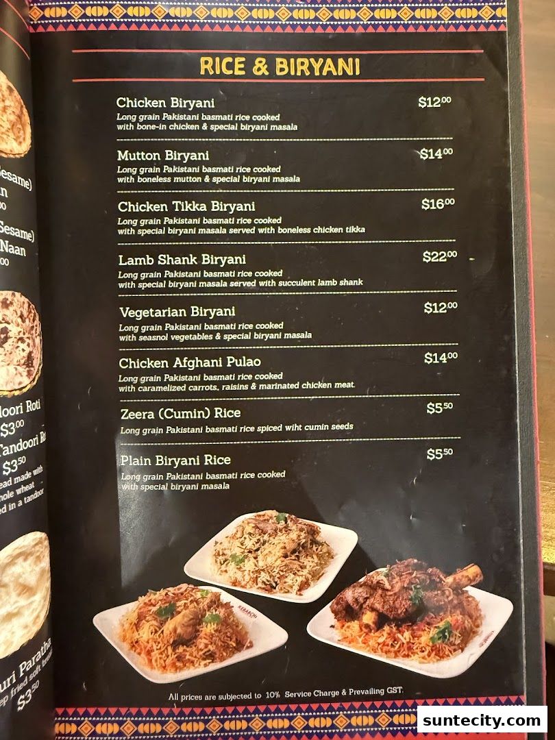 Menu page for Kebabchi Charcoal BBQ