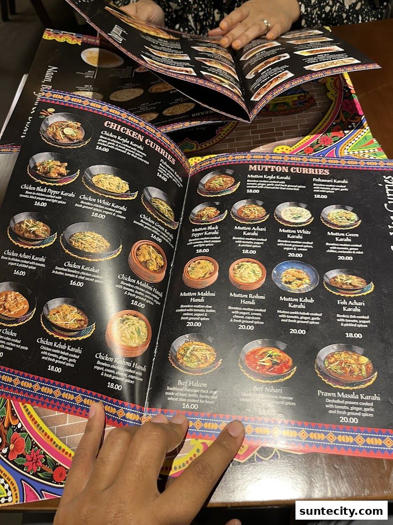 Menu page for Kebabchi Charcoal BBQ