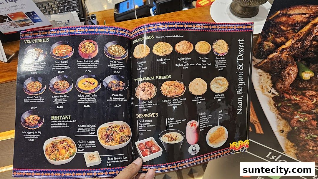 Menu page for Kebabchi Charcoal BBQ