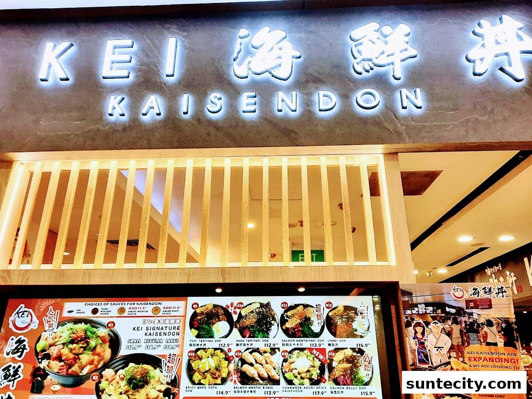 Menu page for Kei Kaisendon Suntec City