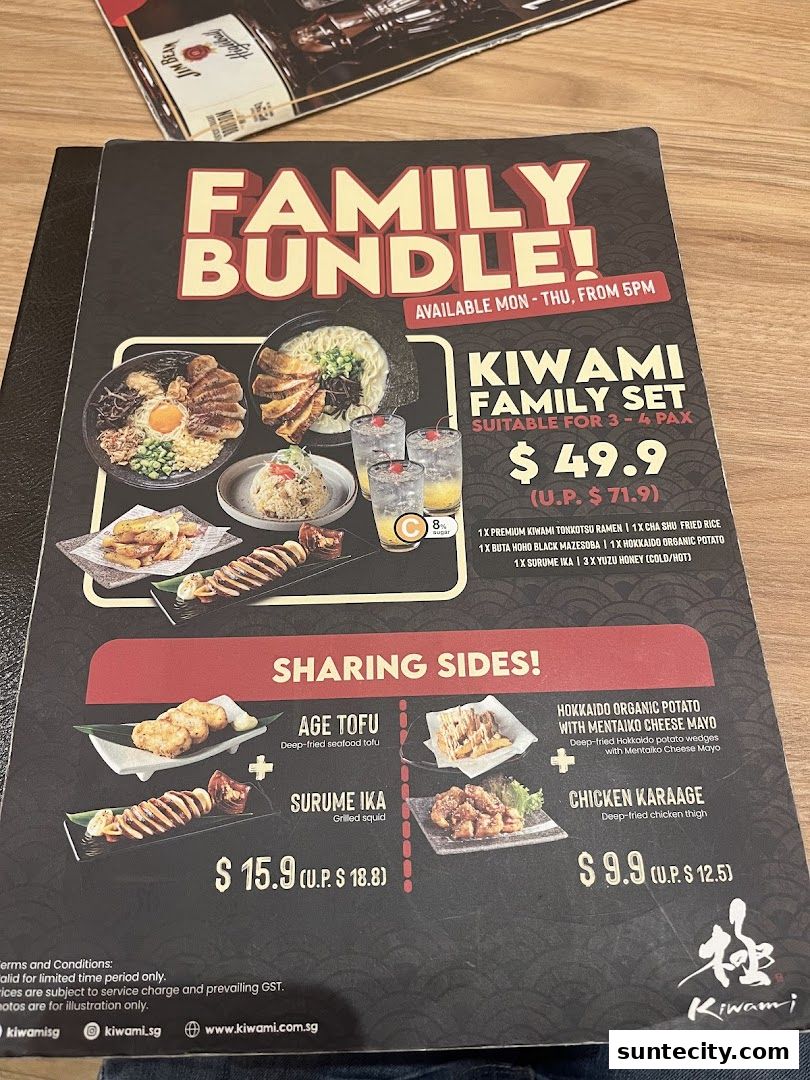 Kiwami Ramen  Gyoza Bar Suntec City