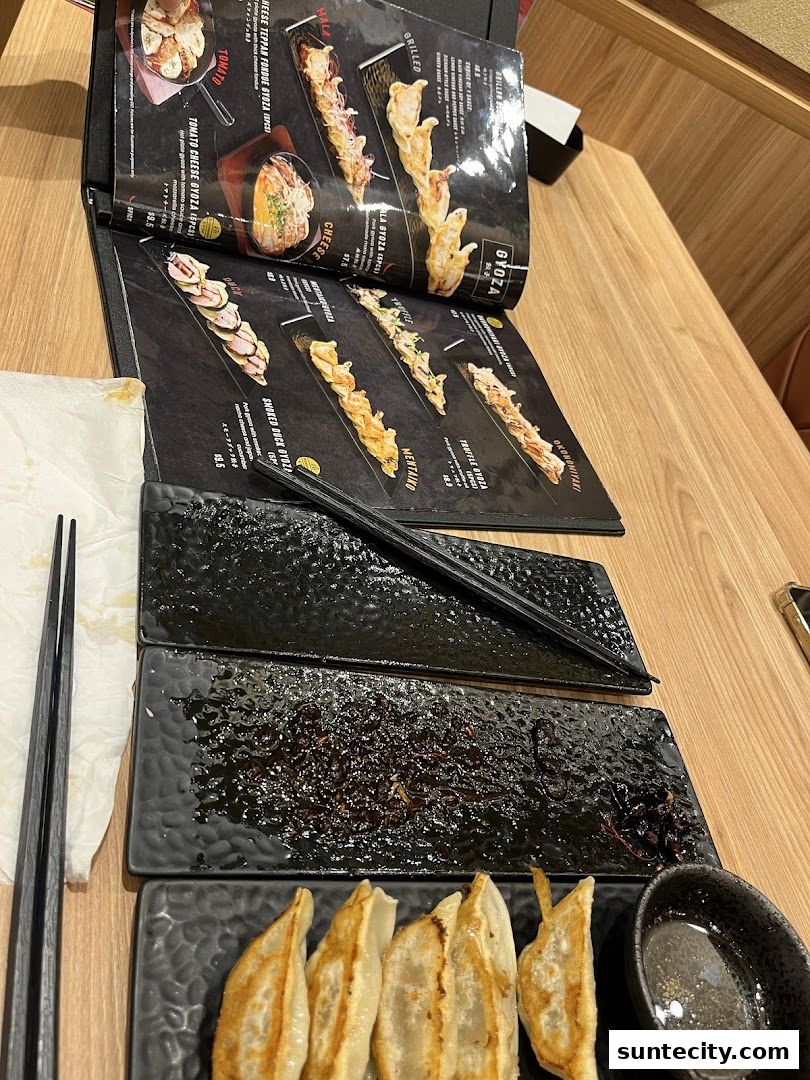 Menu page for Kiwami Ramen  Gyoza Bar Suntec City