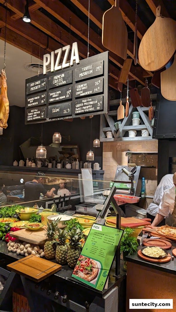Menu page for Marché Suntec City