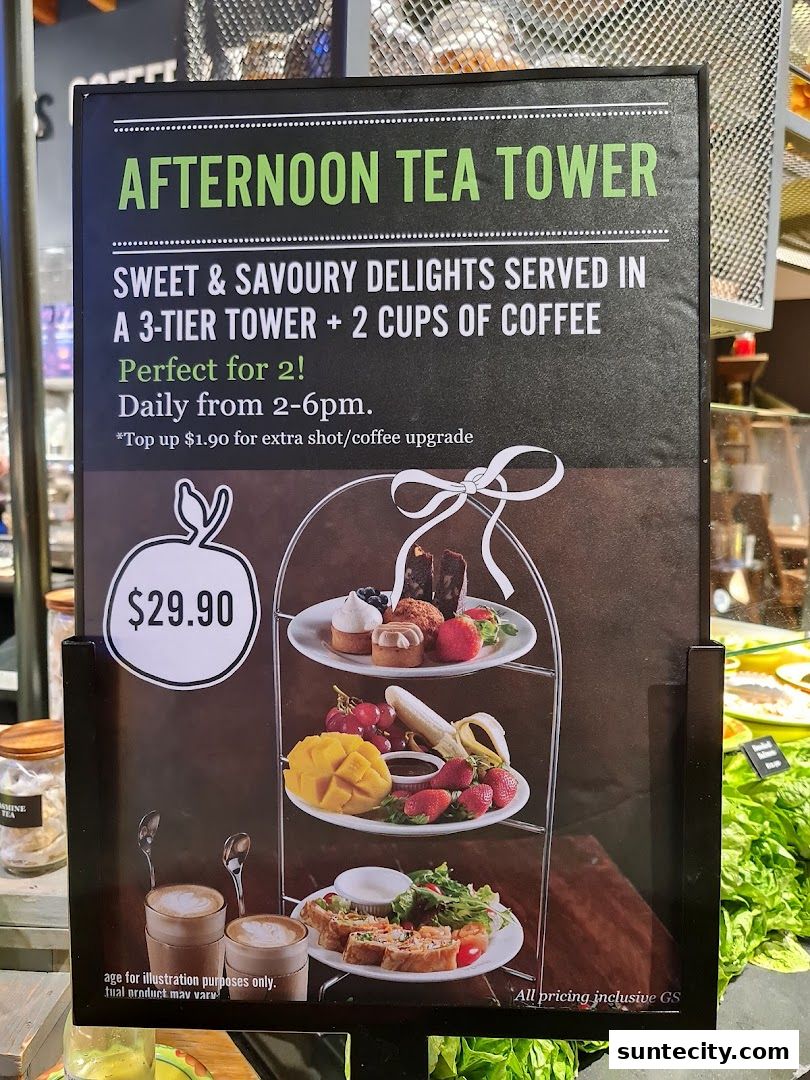 Menu page for Marché Suntec City