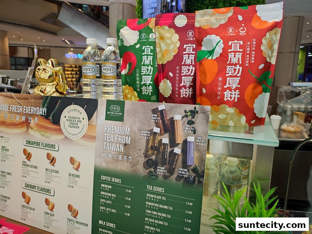 Menu page for Mister Wheel Singapore 不貳光車輪餅