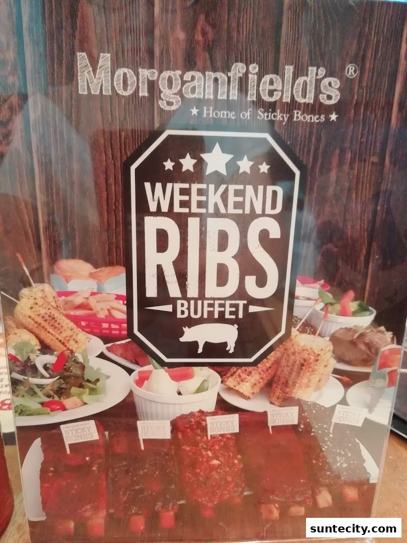 Menu page for Morganfields  Suntec City