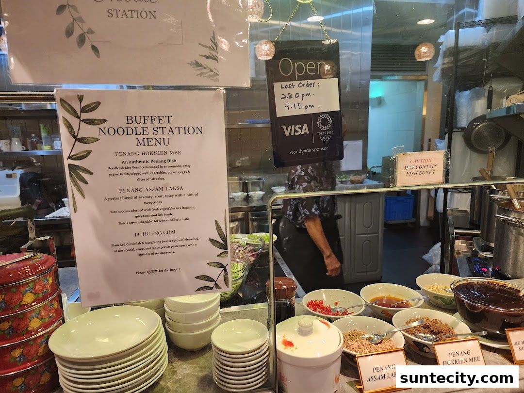 Menu page for Penang Place