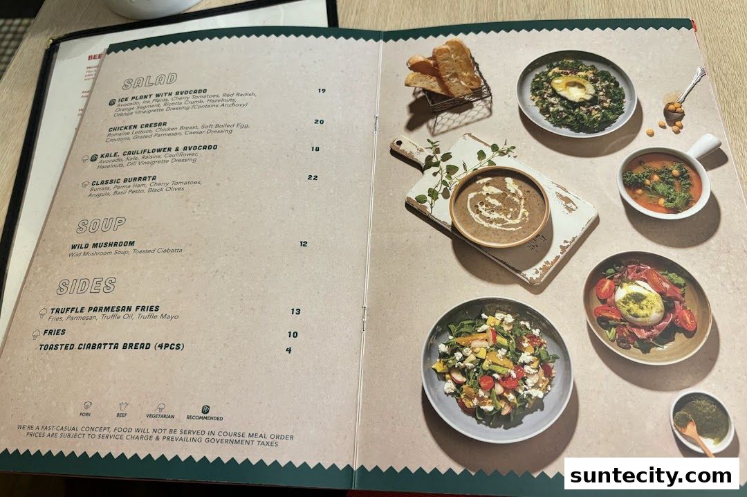 Menu page for Peperoni Pizzeria