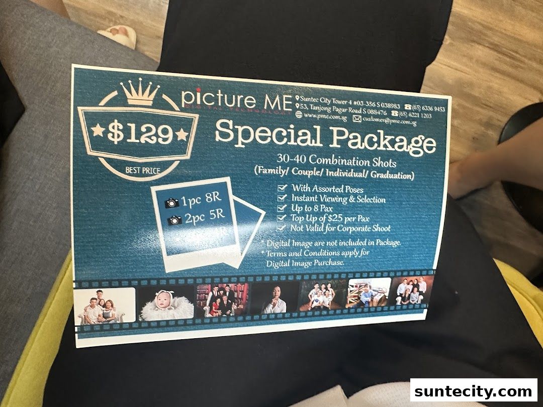 Menu page for Picture Me