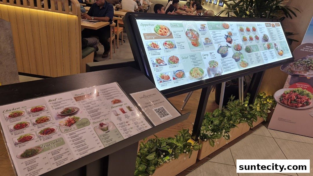 Menu page for Sanook Kitchen - Suntec City