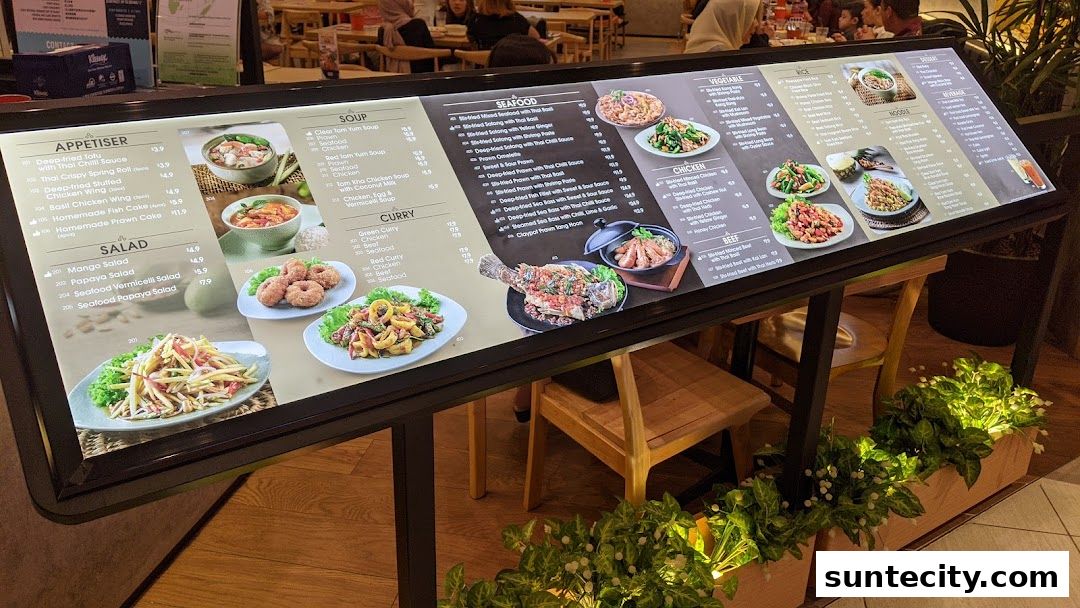 Menu page for Sanook Kitchen - Suntec City