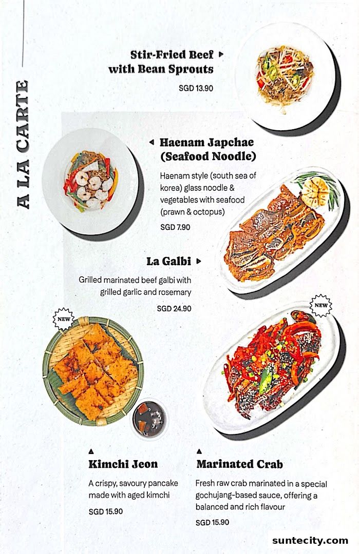 Menu page for SOTPOT