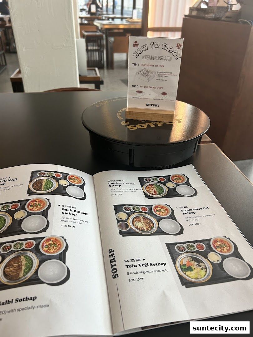 Menu page for SOTPOT