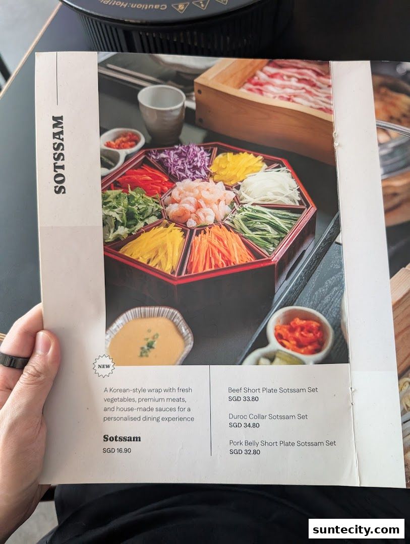 Menu page for SOTPOT