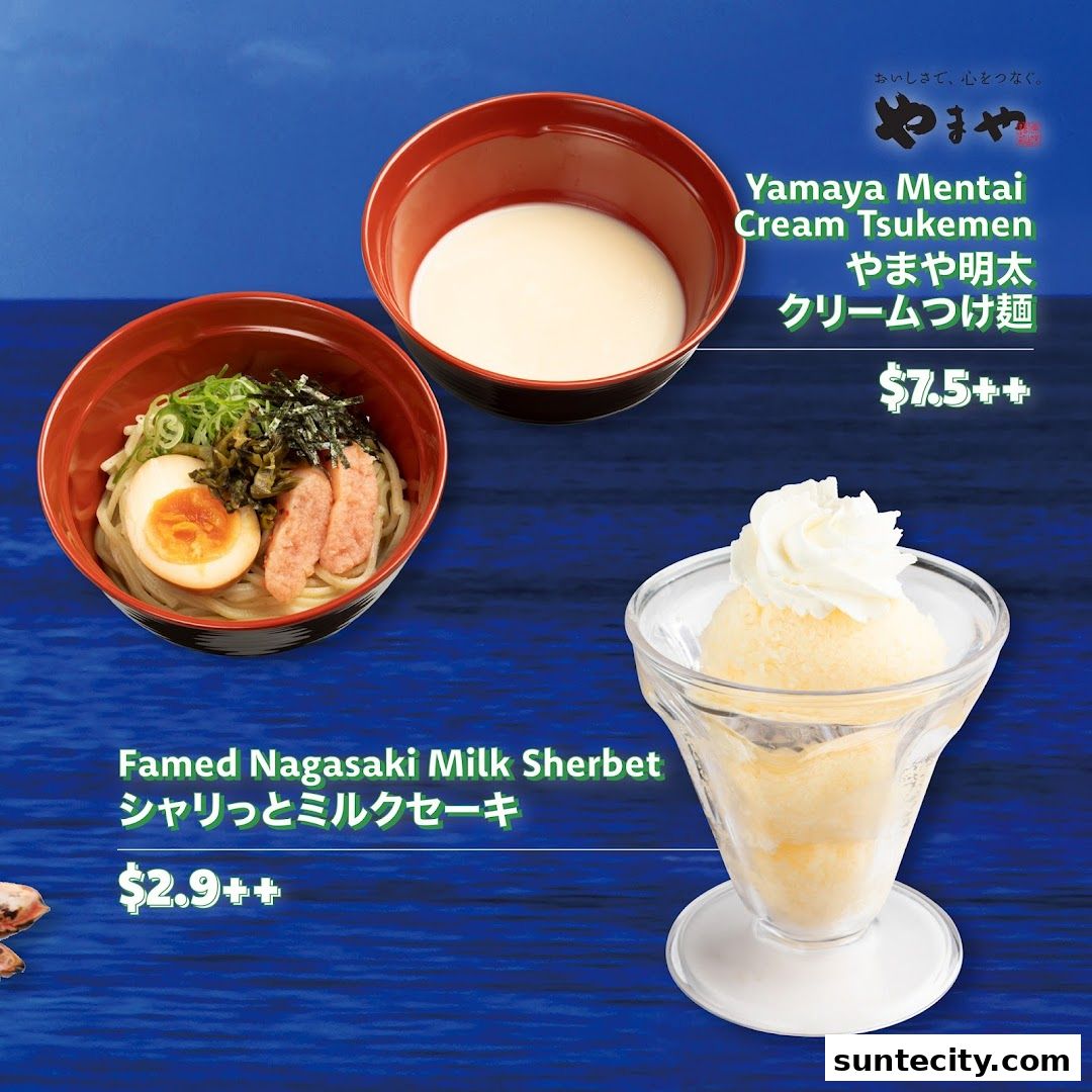 Menu page for Sushiro Suntec City