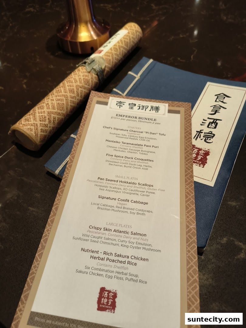 Synthesis 食拿酒稳 Traditional Chinese Medical Hall Inspired Restaurant  Cocktail Bar Suntec City