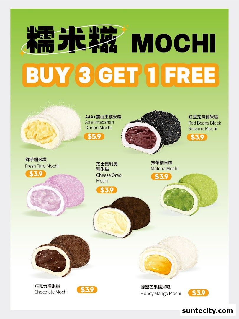 Menu page for Tastea 真好喝 - Suntec City