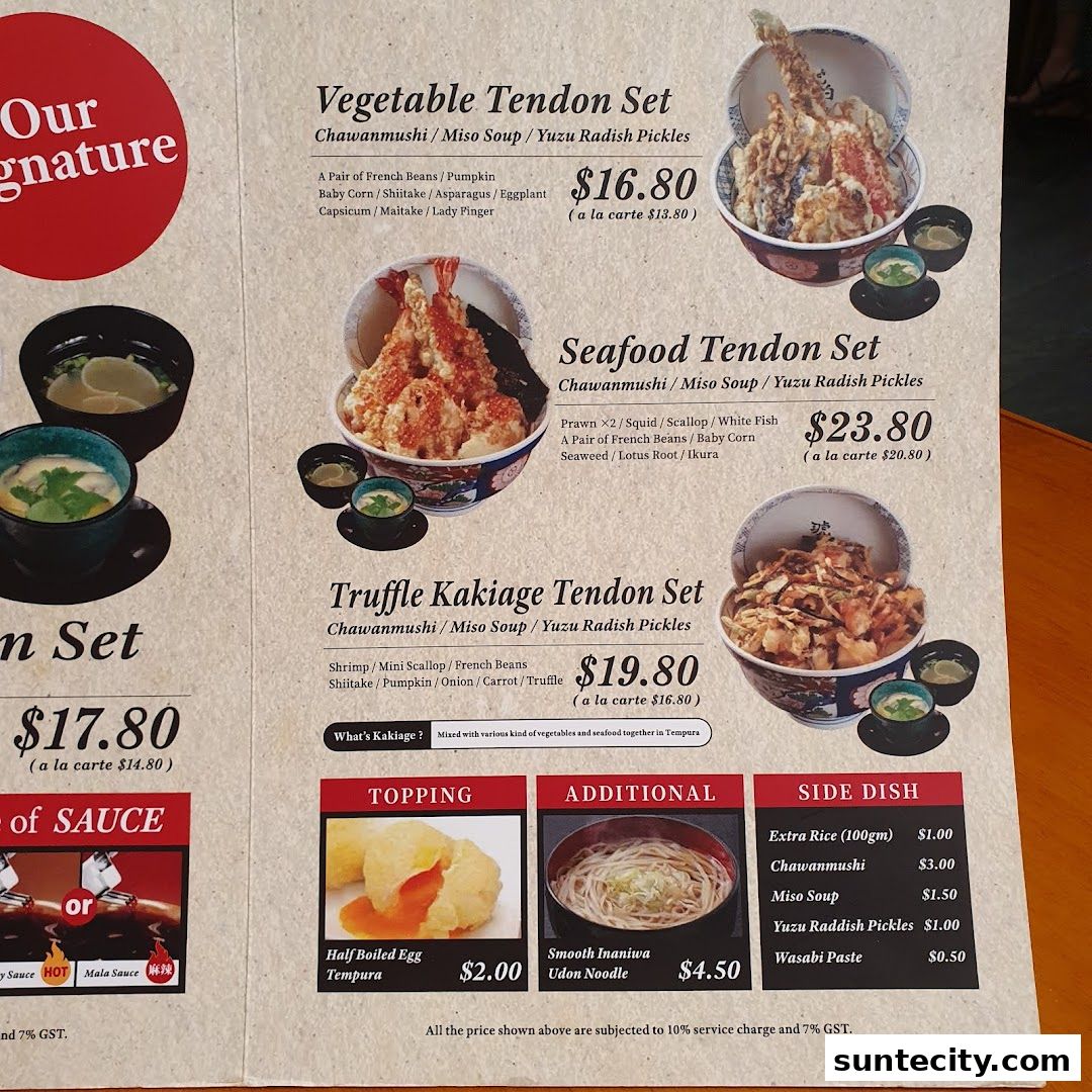 Tendon Kohaku 天丼琥珀 - SUNTEC CITY MALL